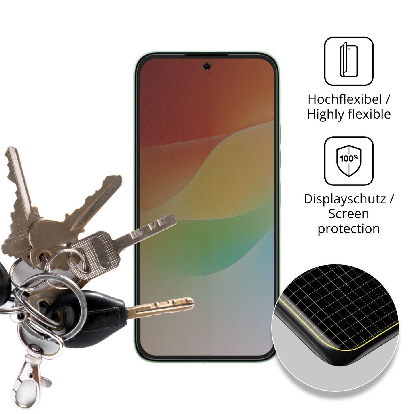 Full Cover Privacy Blickschutzfolie für Tecno Spar (3)