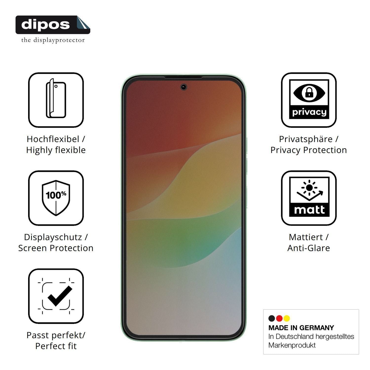 Full Cover Privacy Blickschutzfolie für Tecno Spar (5)