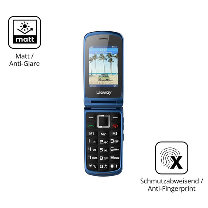 4x Schutzfolie matt für Ufferson G380D Display-Sch (5)