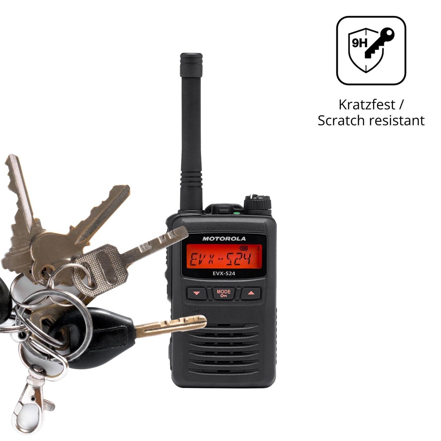 2x 9H Schutzfolie für Motorola EVX S24 Panzerfolie (3)