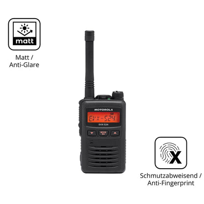 2x 9H Schutzfolie matt für Motorola EVX S24 Panzer (5)