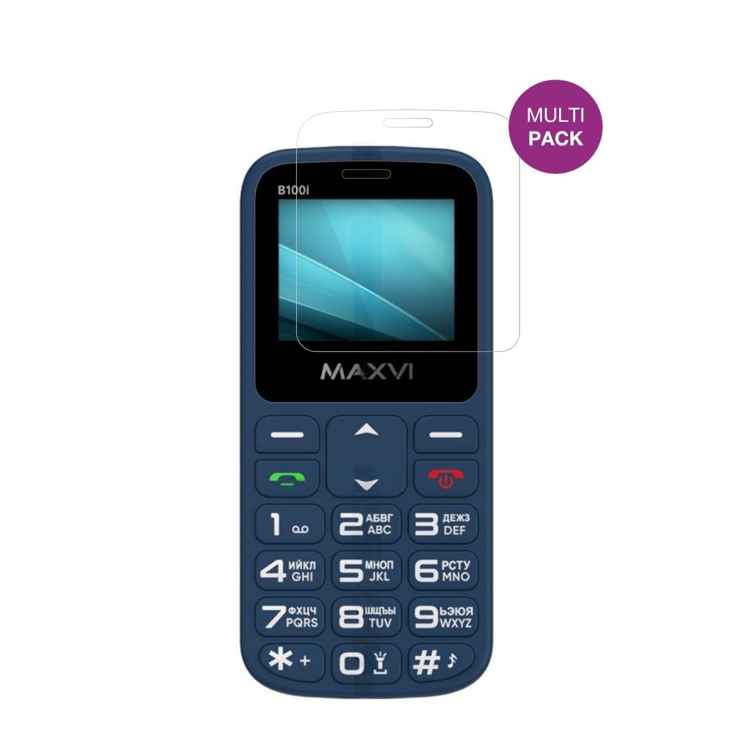 4x Schutzfolie klar für Maxvi B100i Display-Schutz (2)
