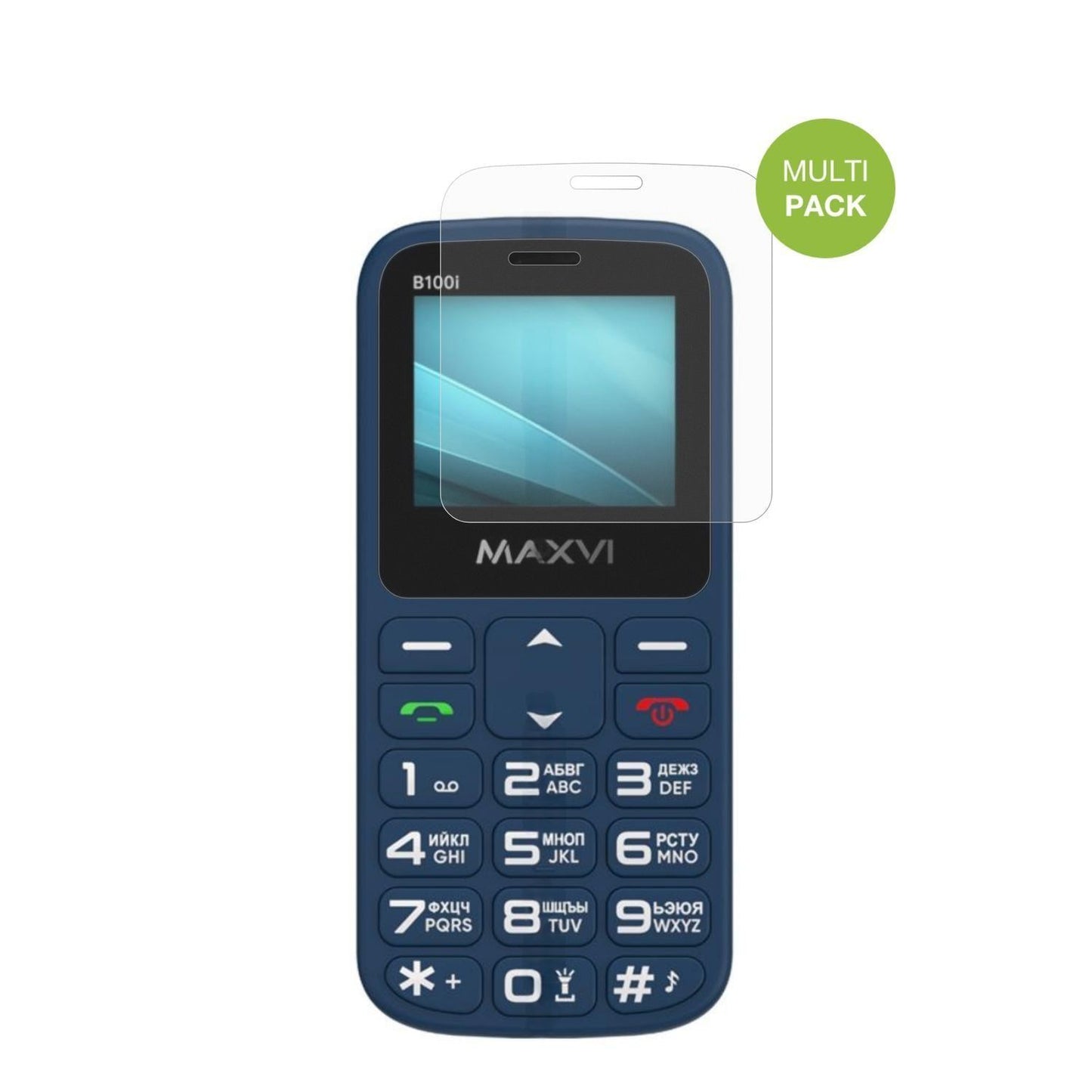 4x Schutzfolie matt für Maxvi B100i Display-Schutz (2)