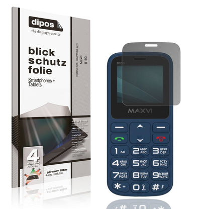 Blickschutzfolie für Maxvi B100i matt Schutzfolie  (1)