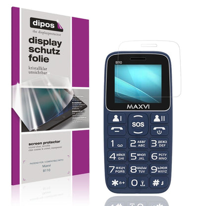 4x Schutzfolie klar für Maxvi B110 Display-Schutzf (1)