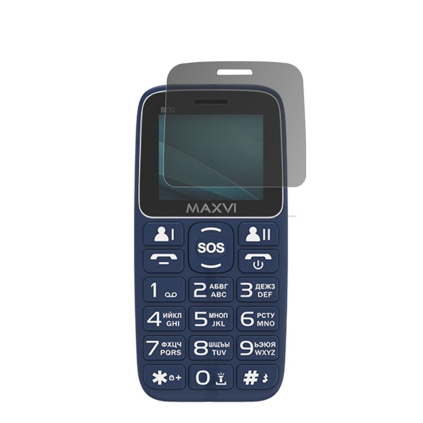 Blickschutzfolie für Maxvi B110 matt Schutzfolie P (2)