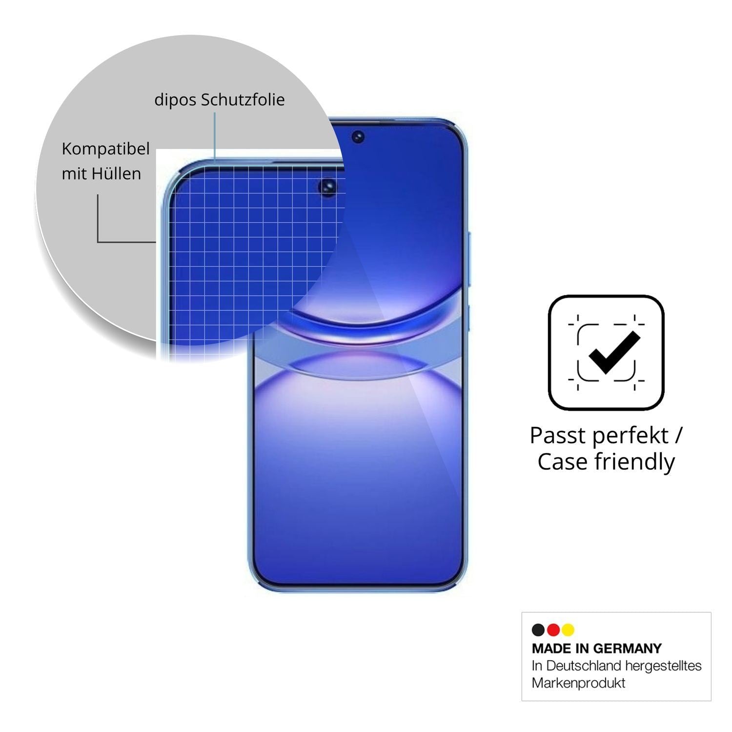 4x Schutzfolie klar für Huawei Nova 12 Lite Displa (6)