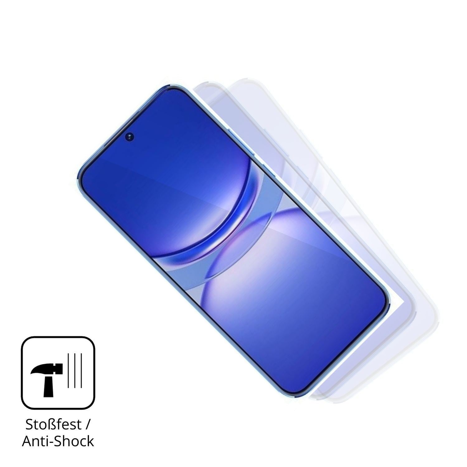 2x 9H Schutzfolie für Huawei Nova 12 Lite Panzerfo (4)