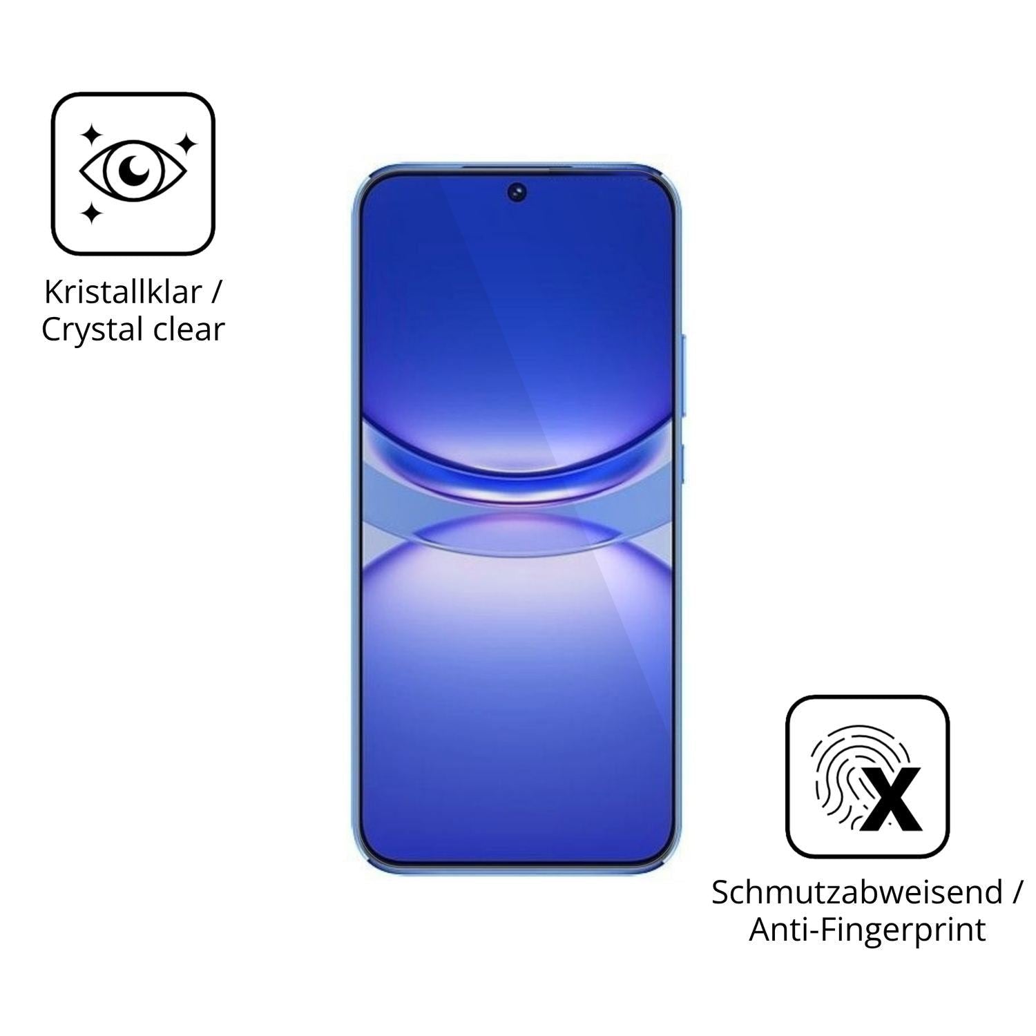 2x 9H Schutzfolie für Huawei Nova 12 Lite Panzerfo (5)
