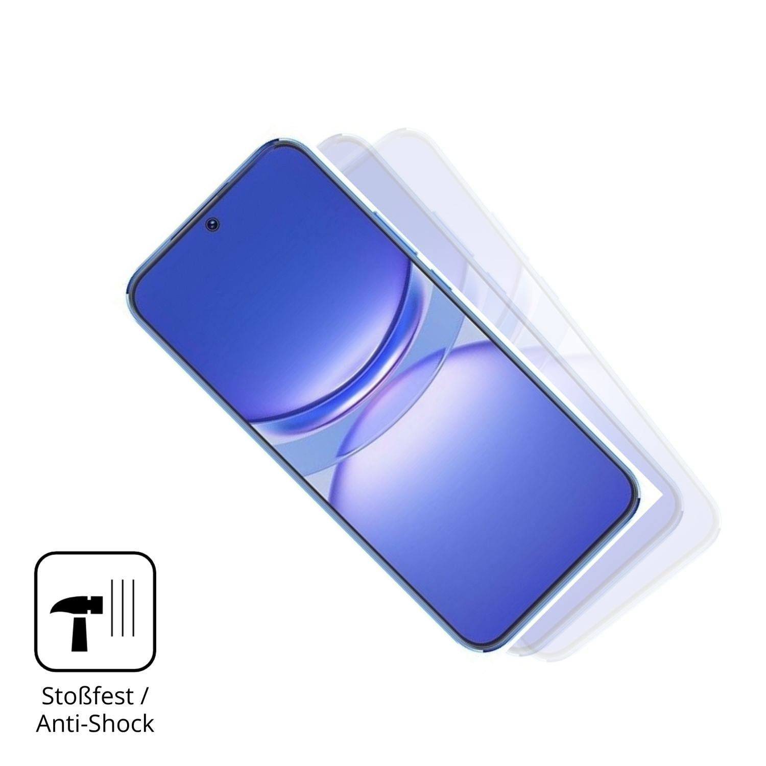 2x 9H Schutzfolie matt für Huawei Nova 12 Lite Pan (4)