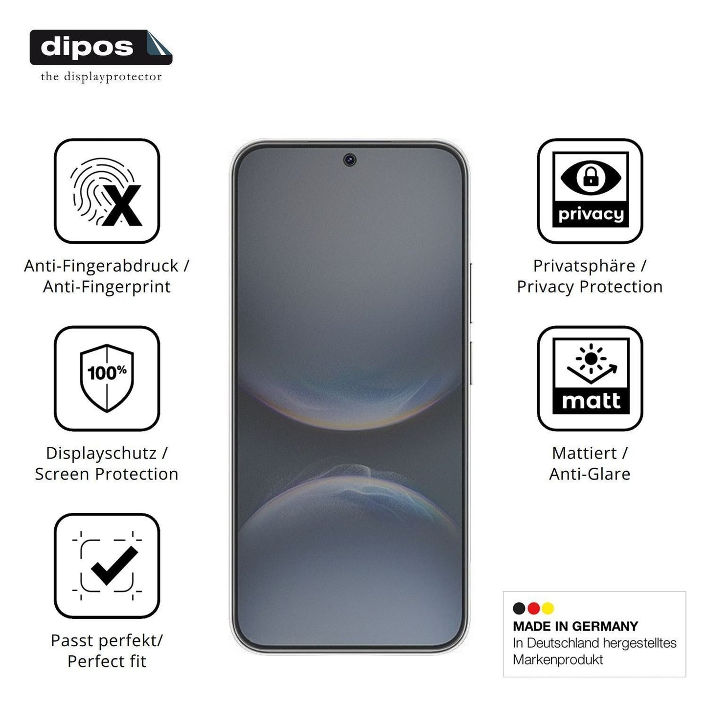 Blickschutzfolie für Huawei Nova 14 Lite matt Schu (5)
