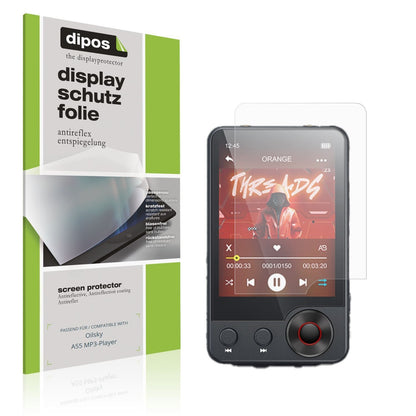 4x Schutzfolie matt für Oilsky A55 MP3-Player Disp (1)