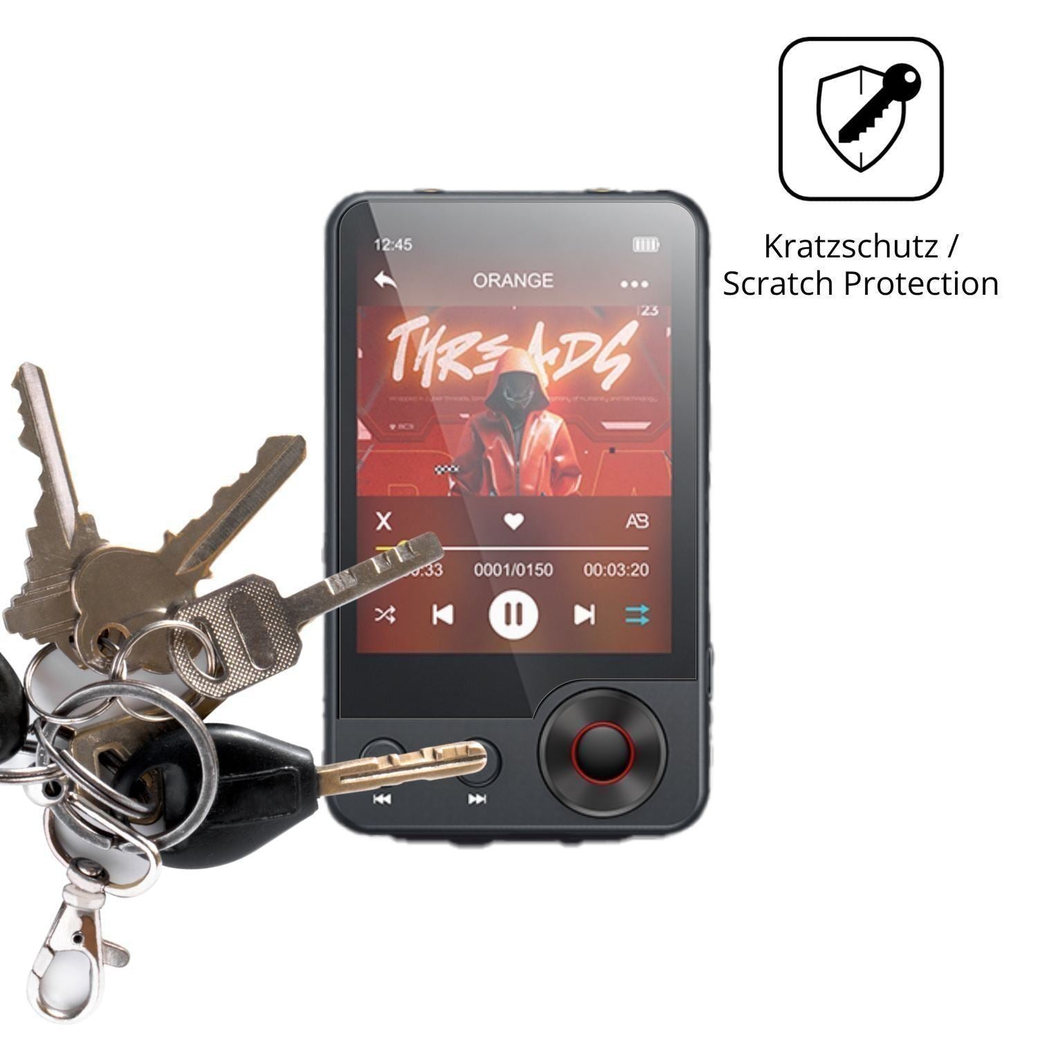 4x Schutzfolie matt für Oilsky A55 MP3-Player Disp (4)