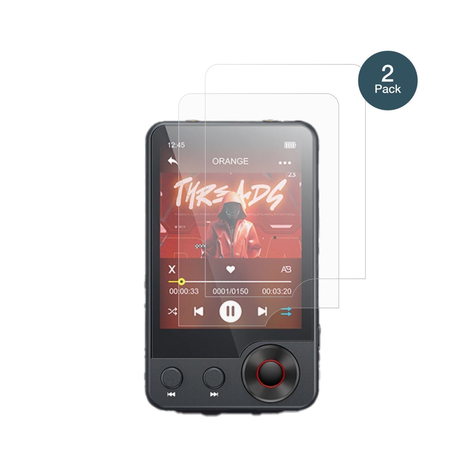 2x 9H Schutzfolie matt für Oilsky A55 MP3-Player P (2)