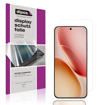 4x Schutzfolie klar für iQOO Z11 Display-Schutzfol (1)