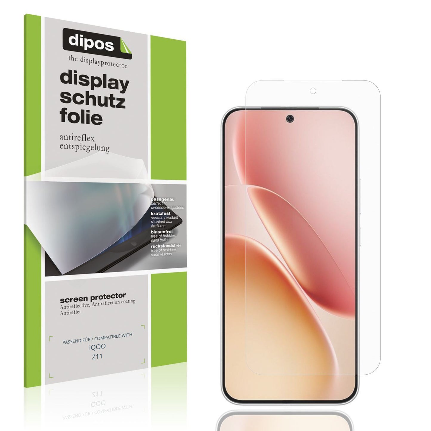 4x Schutzfolie matt für iQOO Z11 Display-Schutzfol (1)