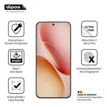 4x Schutzfolie matt für iQOO Z11 Display-Schutzfol (7)