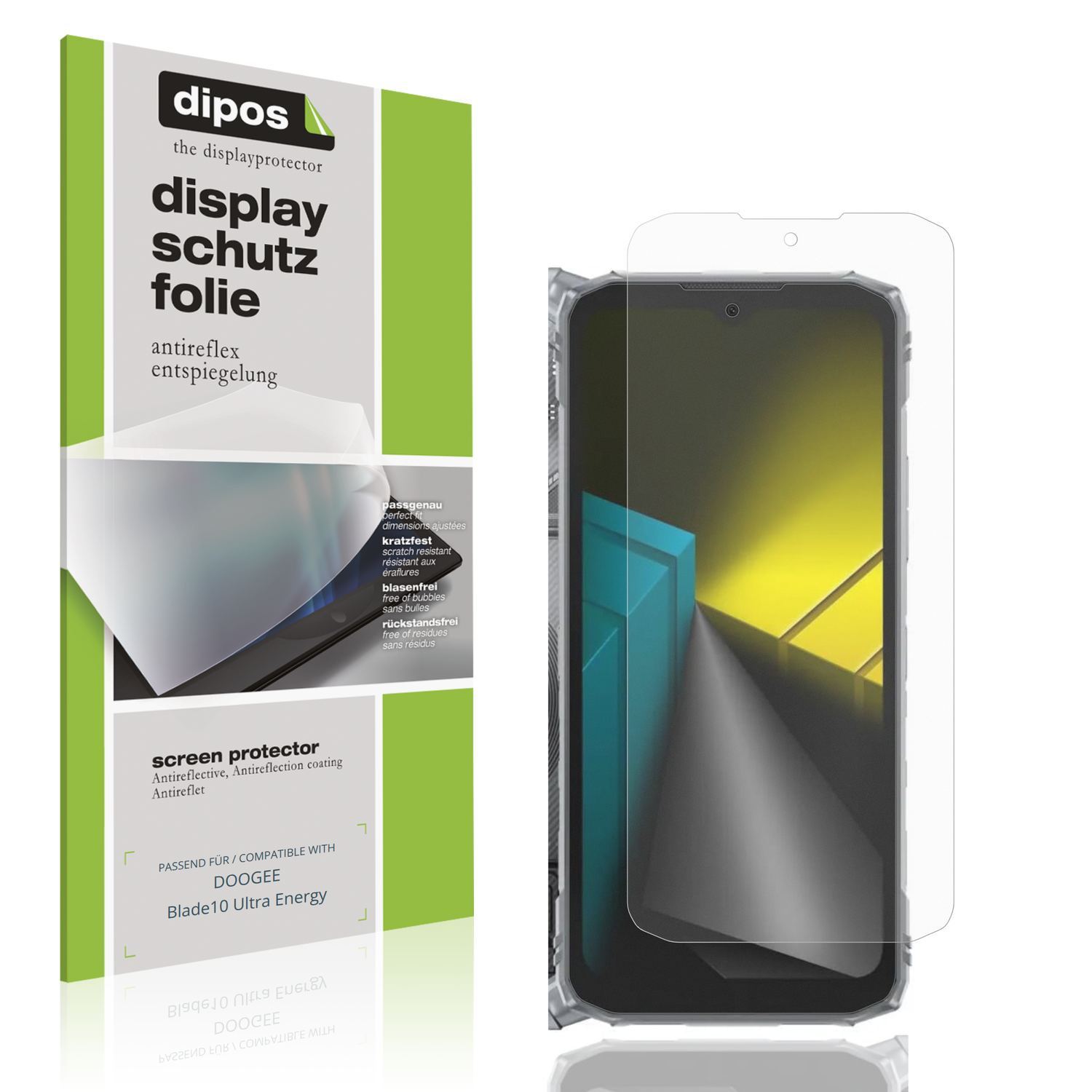 4x Schutzfolie matt für DOOGEE Blade10 Ultra Energ (1)