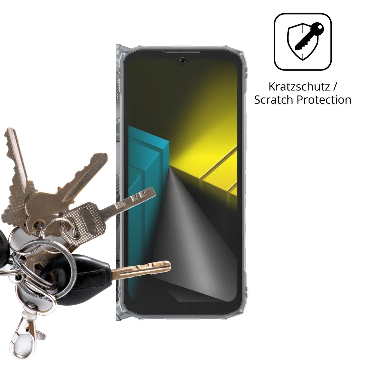 4x Schutzfolie matt für DOOGEE Blade10 Ultra Energ (4)