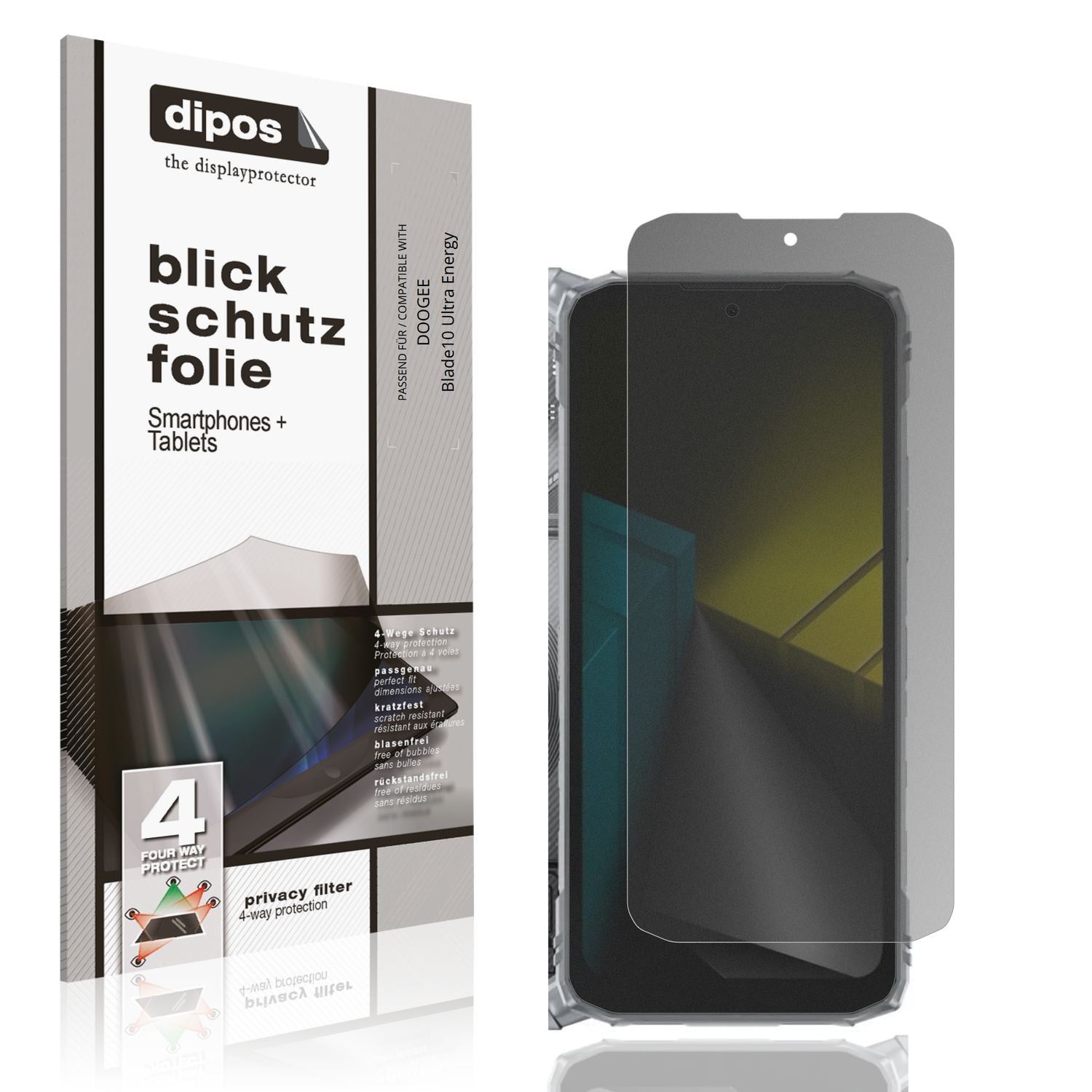 Blickschutzfolie für DOOGEE Blade10 Ultra Energy m (1)