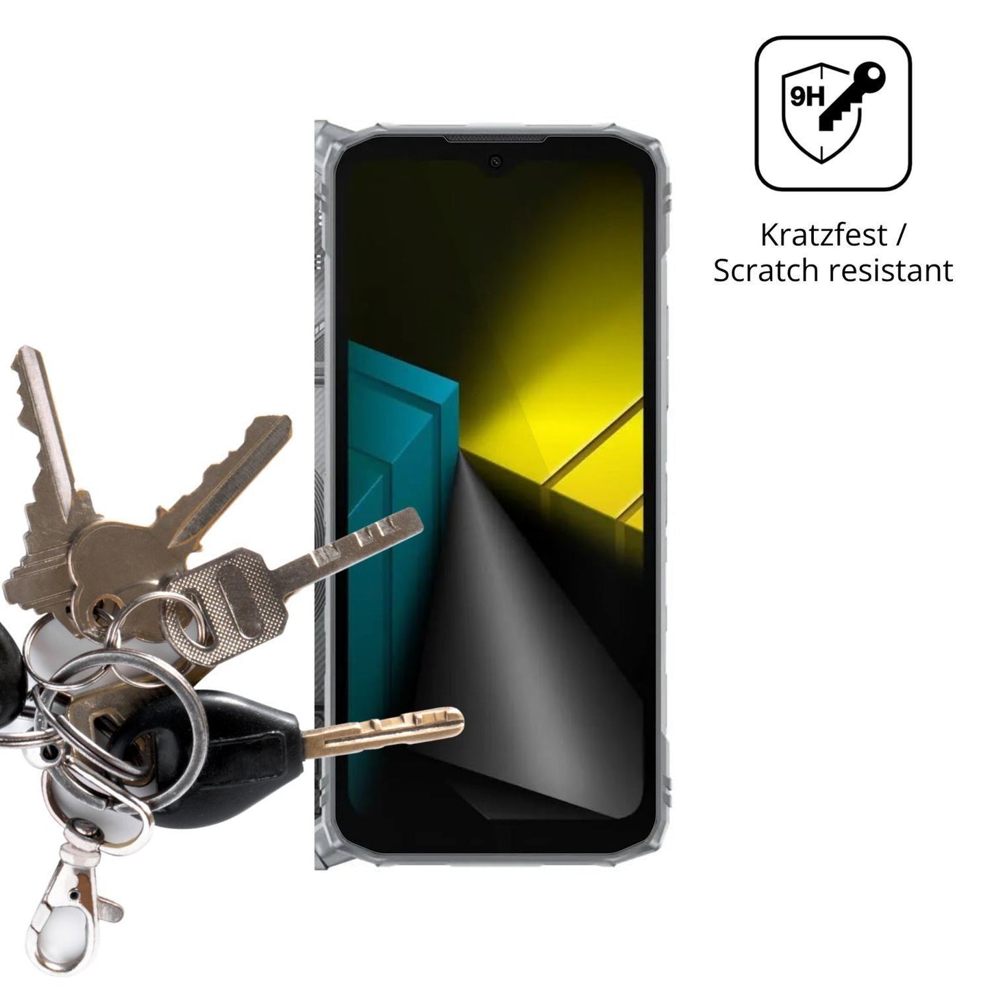 2x 9H Schutzfolie für DOOGEE Blade10 Ultra Energy  (3)