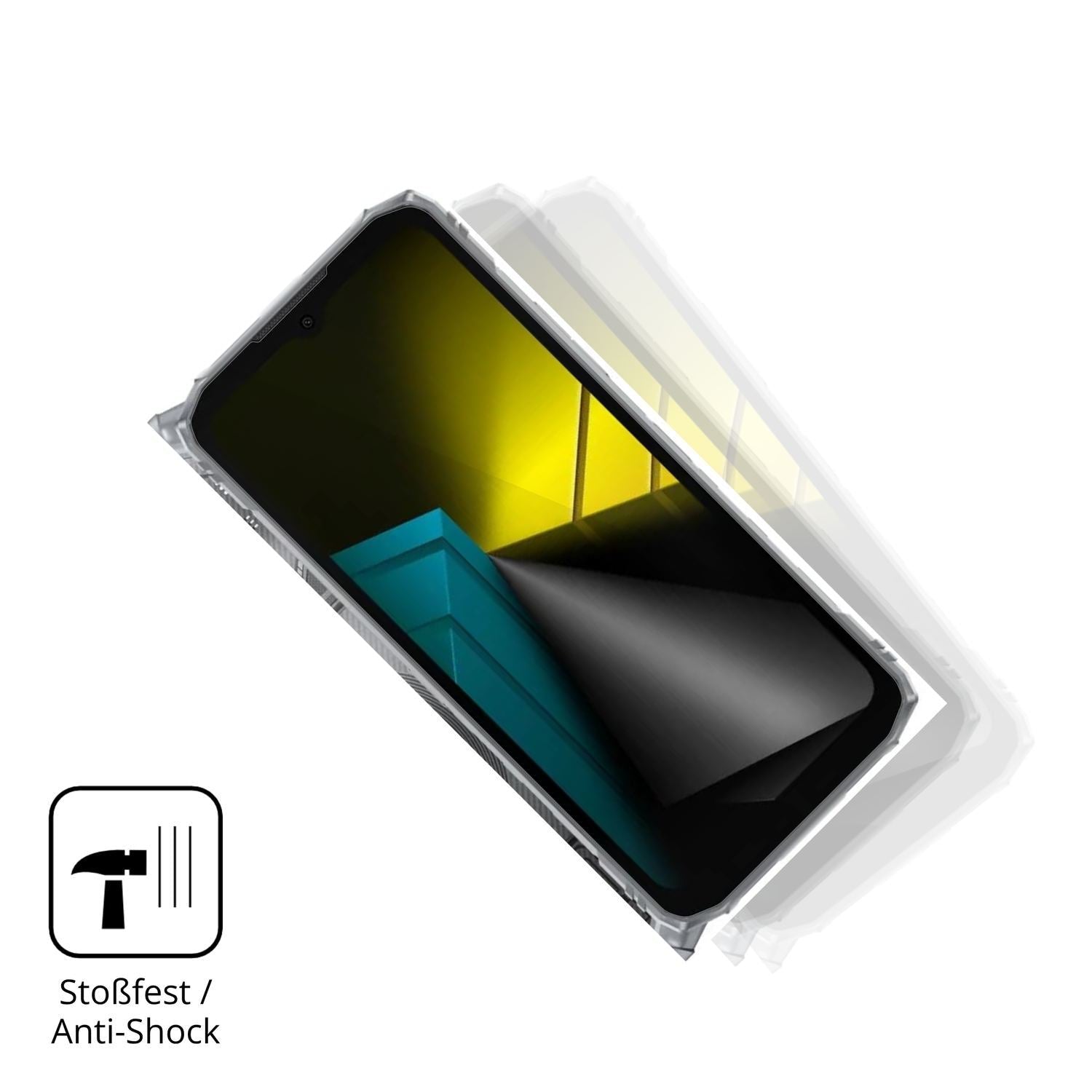 2x 9H Schutzfolie für DOOGEE Blade10 Ultra Energy  (4)