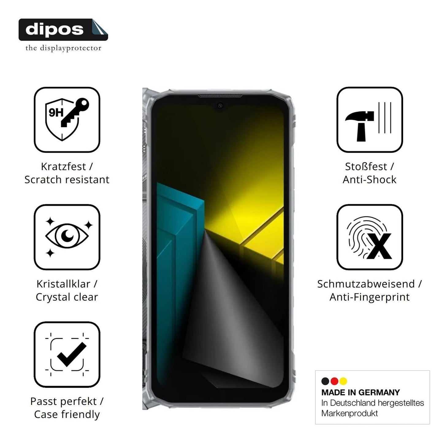 2x 9H Schutzfolie für DOOGEE Blade10 Ultra Energy  (7)