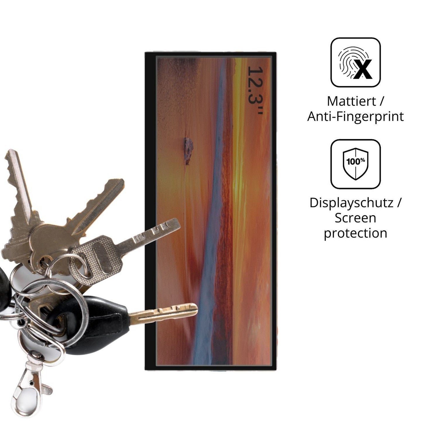Blickschutzfolie für Prechen HD-123 12.3 Zoll matt (3)