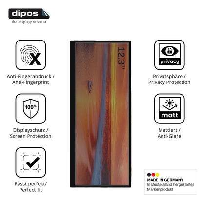 Blickschutzfolie für Prechen HD-123 12.3 Zoll matt (5)