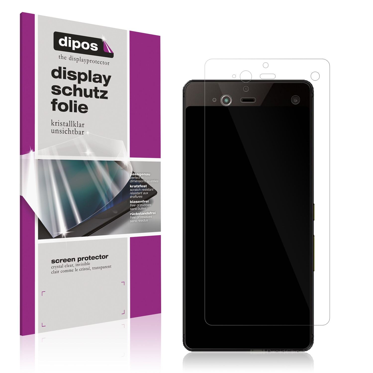 2x Schutzfolie klar für Fujitsu Arrows NX F-01J Di (1)