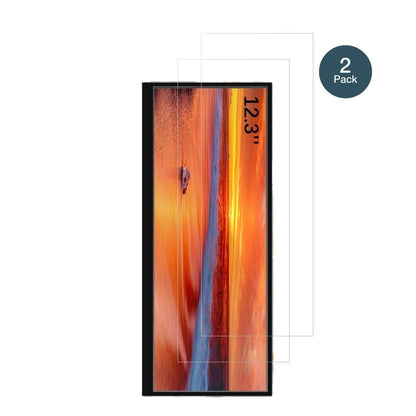 2x 9H Schutzfolie für Prechen HD-123 12.3 Zoll Pan (2)