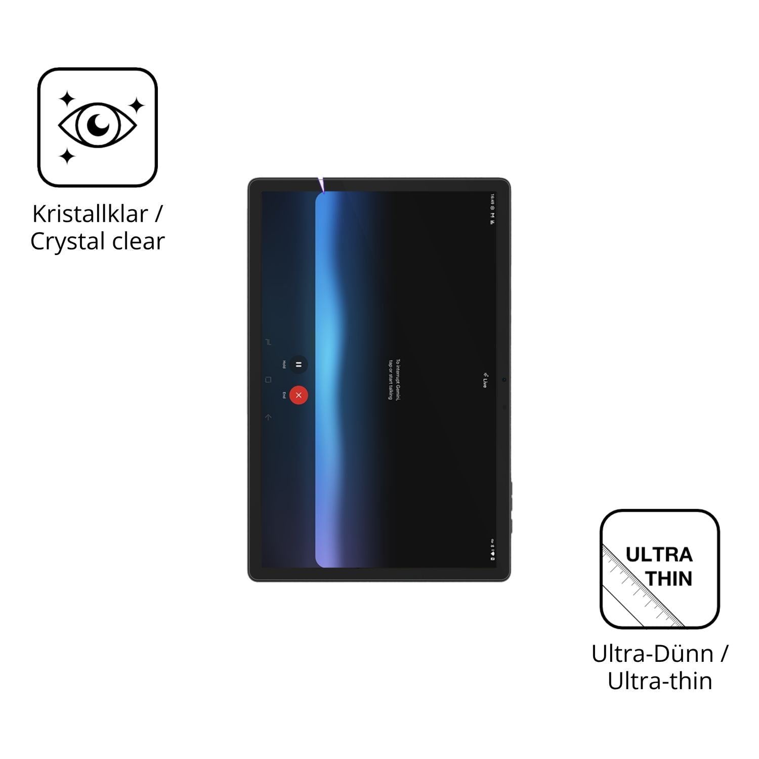 2x Schutzfolie klar für DOOGEE Tab E3 11 Zoll Disp (5)