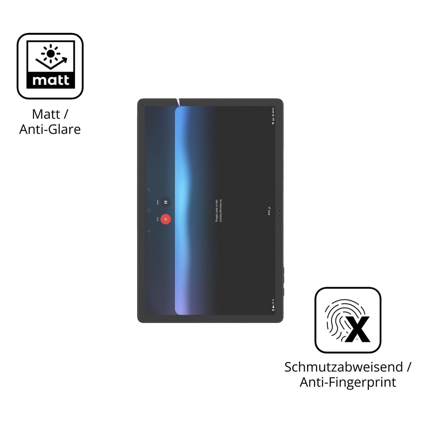 2x Schutzfolie matt für DOOGEE Tab E3 11 Zoll Disp (5)