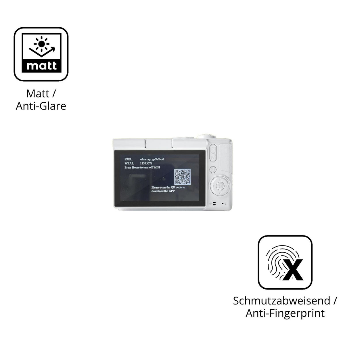 4x Schutzfolie matt für saiyuanxing FE54-G48513 Di (5)