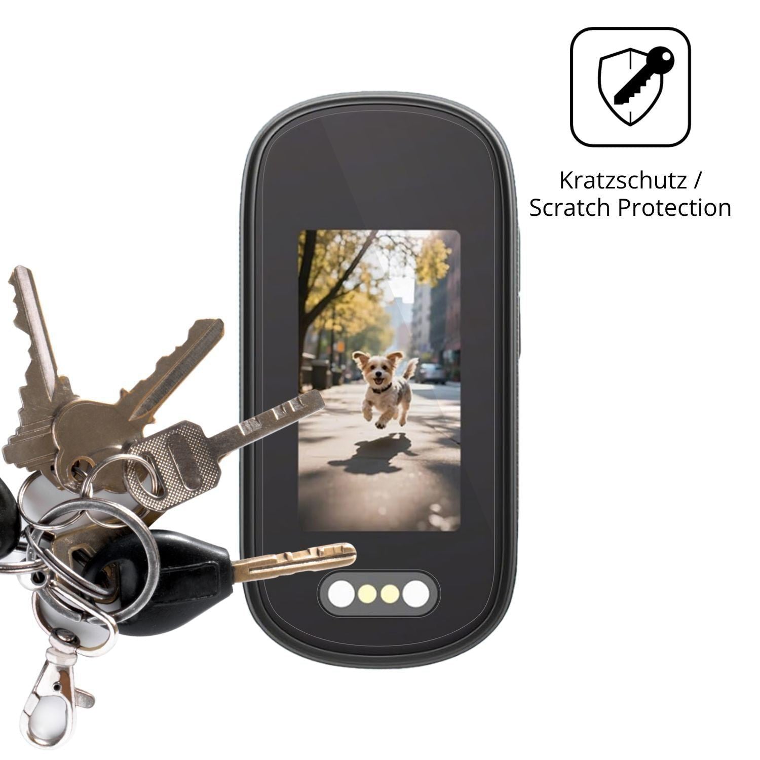 4x Schutzfolie klar für Zephviora M-11 Mini Action (4)
