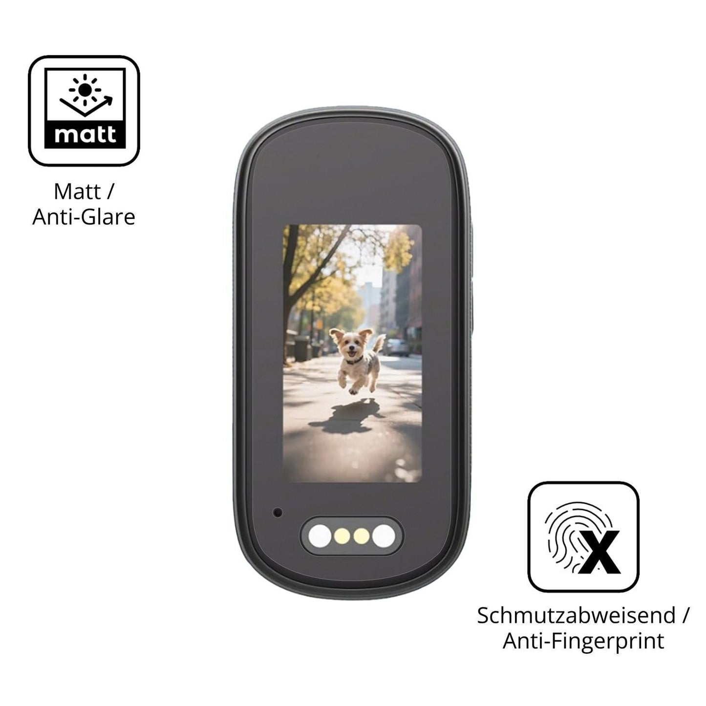 4x Schutzfolie matt für Zephviora M-11 Mini Action (5)