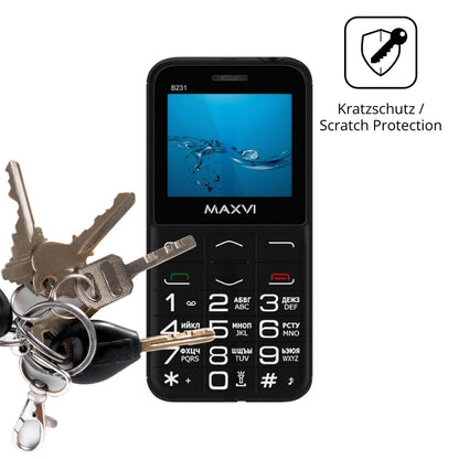 4x Schutzfolie klar für Maxvi B231 Display-Schutzf (4)