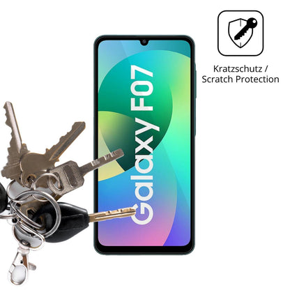 4x Schutzfolie klar für Samsung Galaxy F07 Display (4)