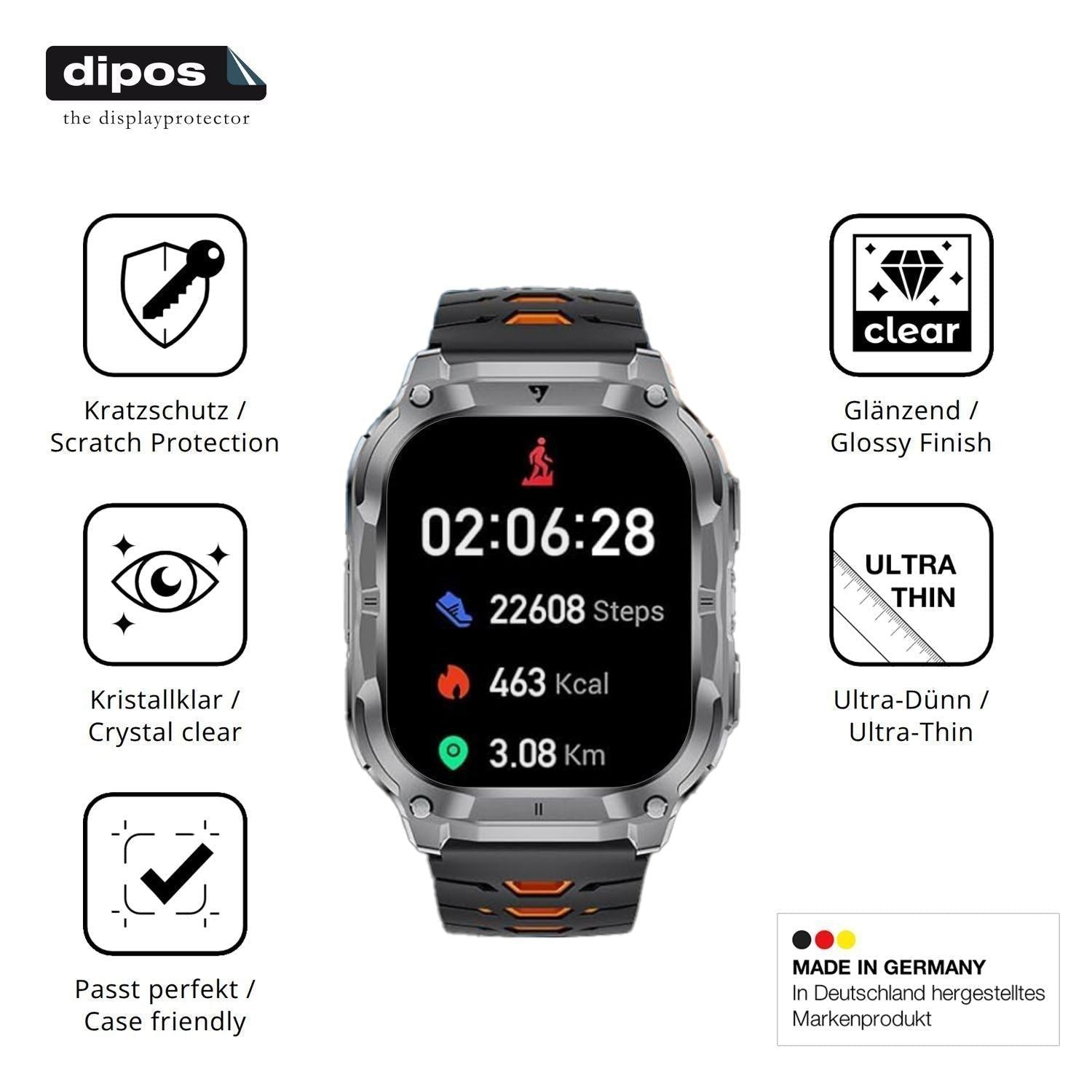 6x Schutzfolie klar für LIGE EF22 Display-Schutzfo (7)