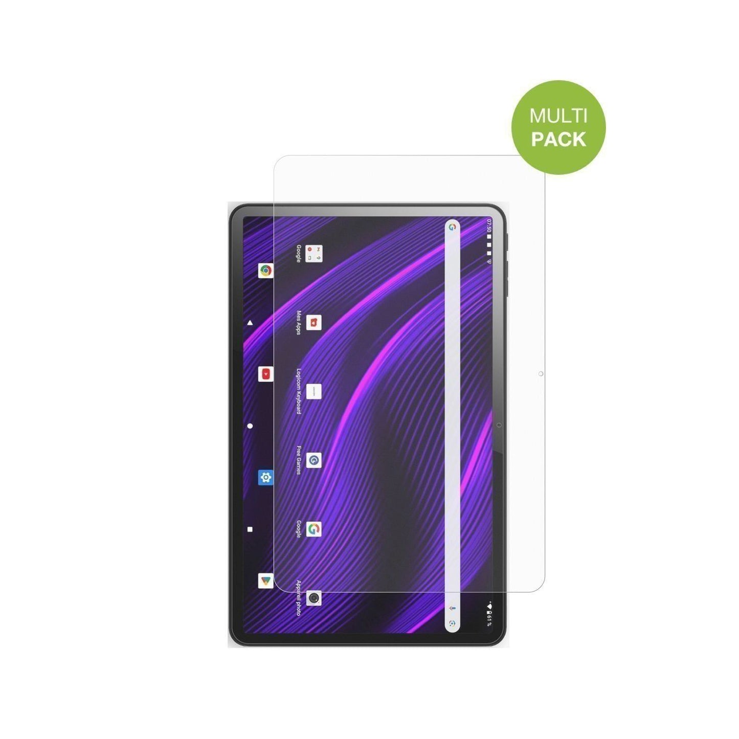 2x Schutzfolie matt für LOGICOM Tab Fold 12 Displa (2)