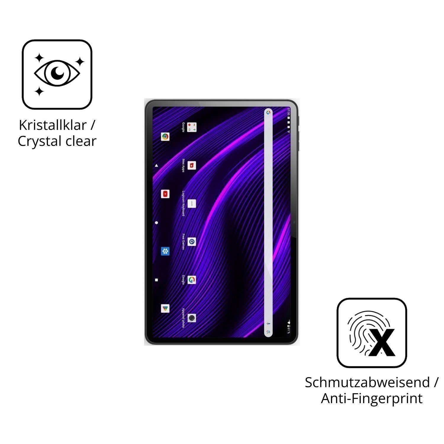 2x 9H Schutzfolie für LOGICOM Tab Fold 12 Panzerfo (5)