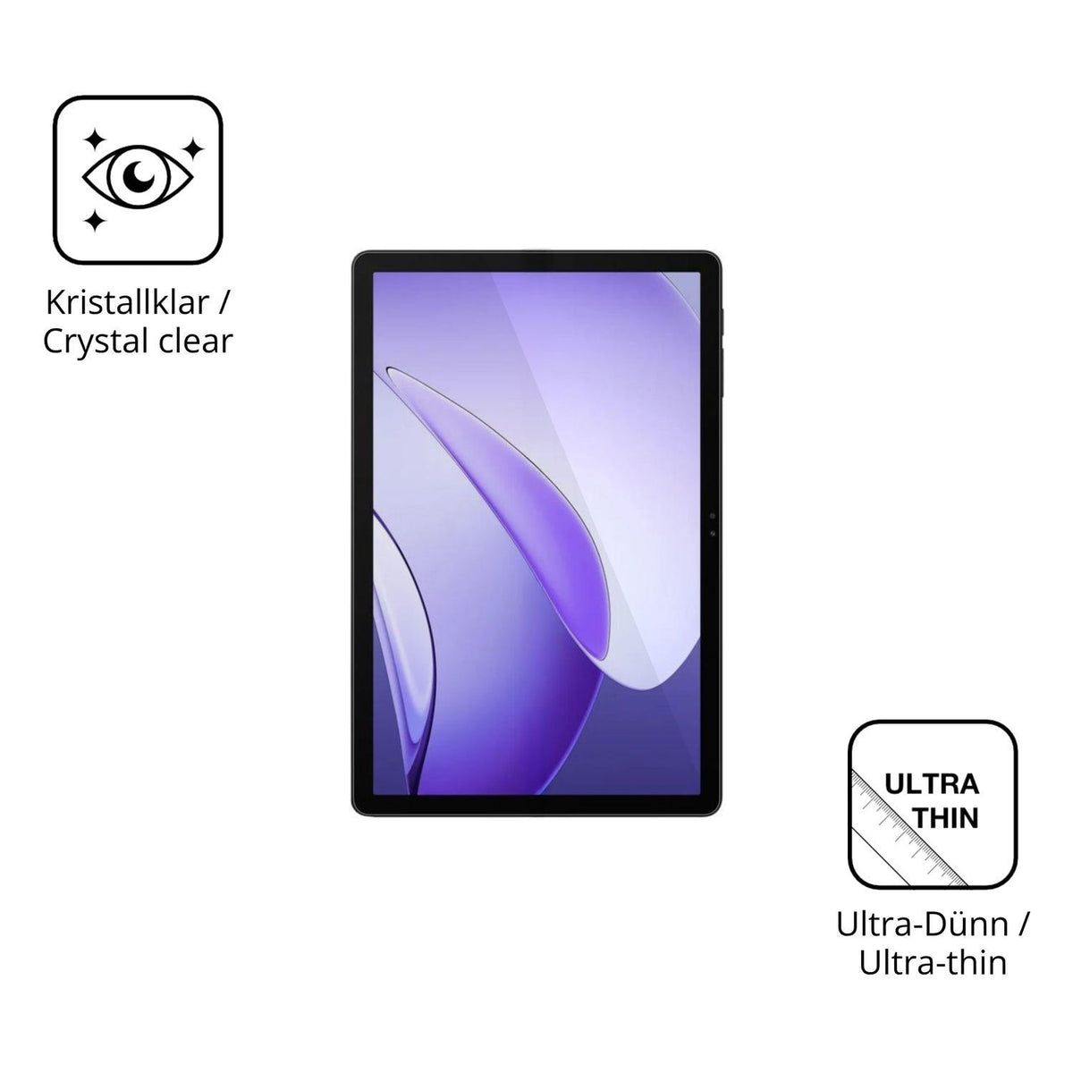 2x Schutzfolie klar für Pockam P11 Pro Display-Sch (5)