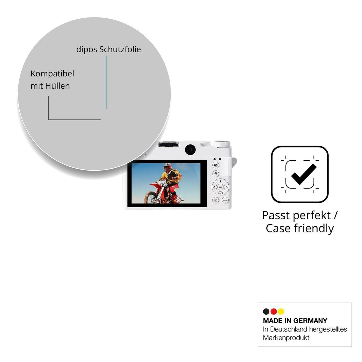 4x Schutzfolie klar für Nsyee WD07 Display-Schutzf (6)