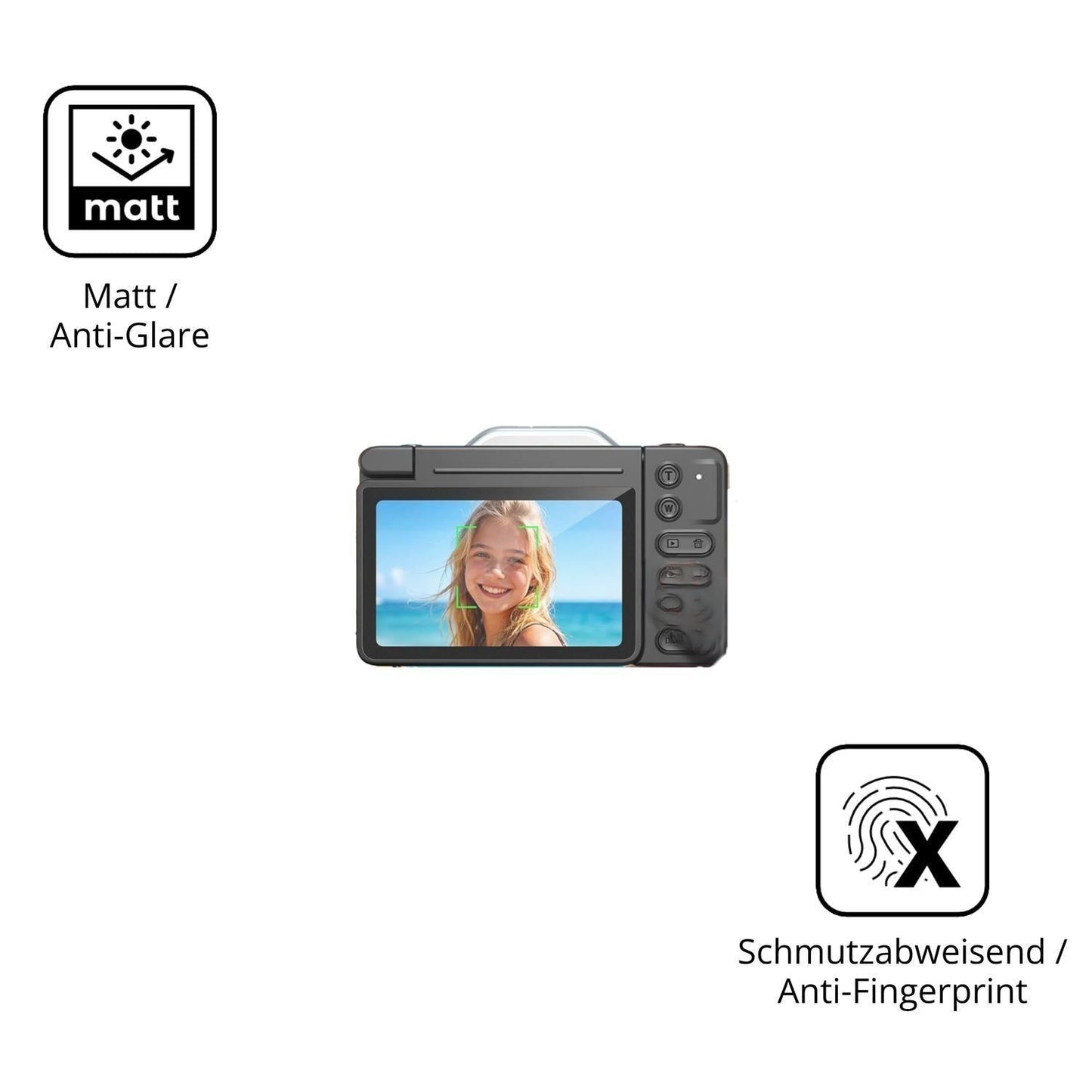 4x Schutzfolie matt für ACEQINGSE A2 Display-Schut (5)