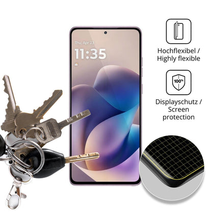 2x 3D Full Cover Schutzfolie für Motorola Moto G S (3)