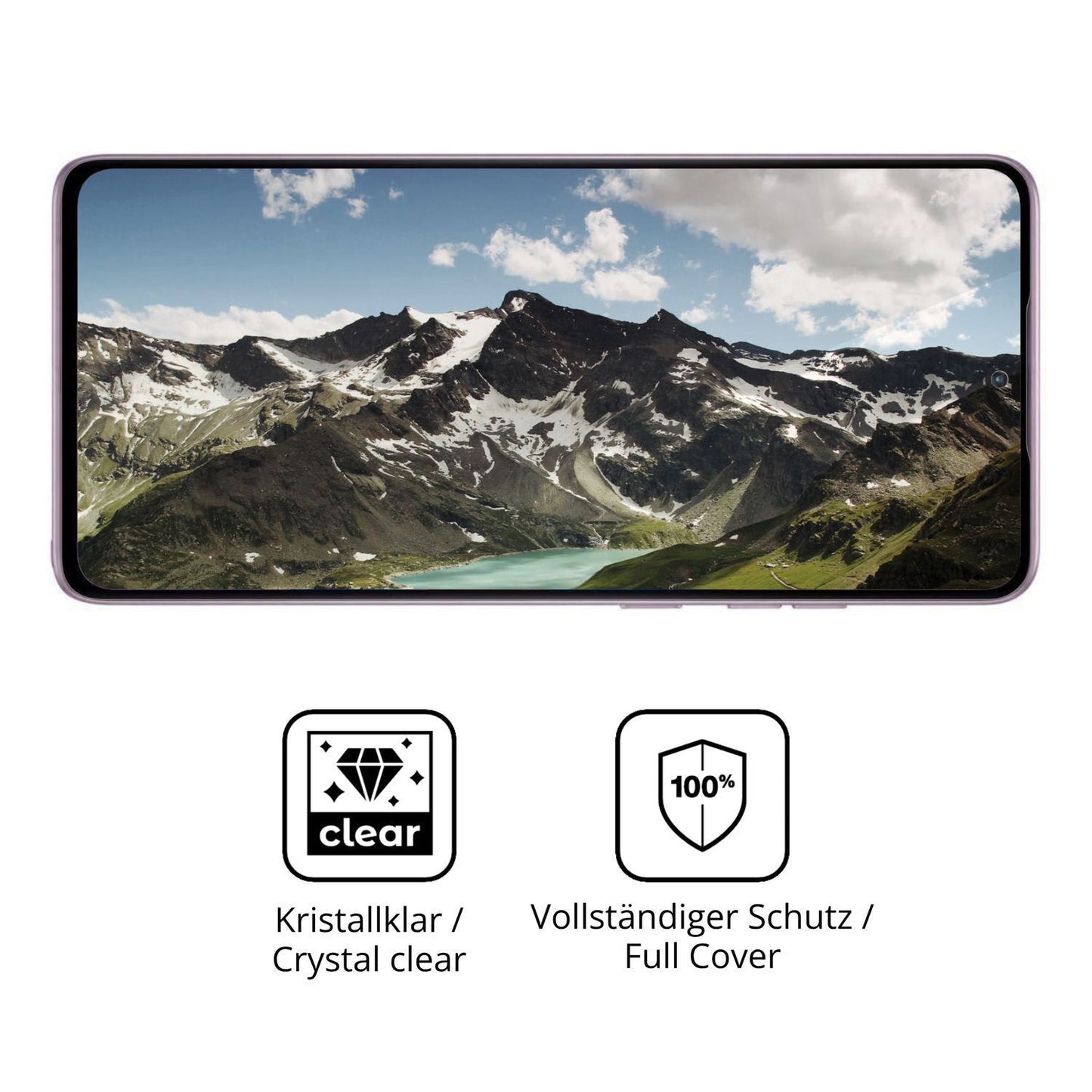 2x 3D Full Cover Schutzfolie für Motorola Moto G S (5)