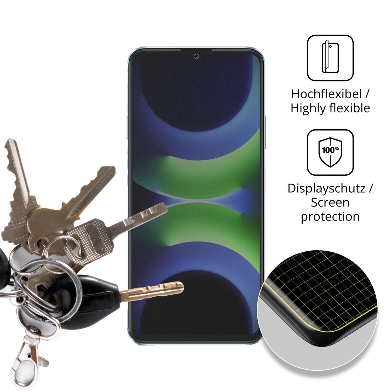 Full Cover Privacy Blickschutzfolie für Huawei Nov (3)