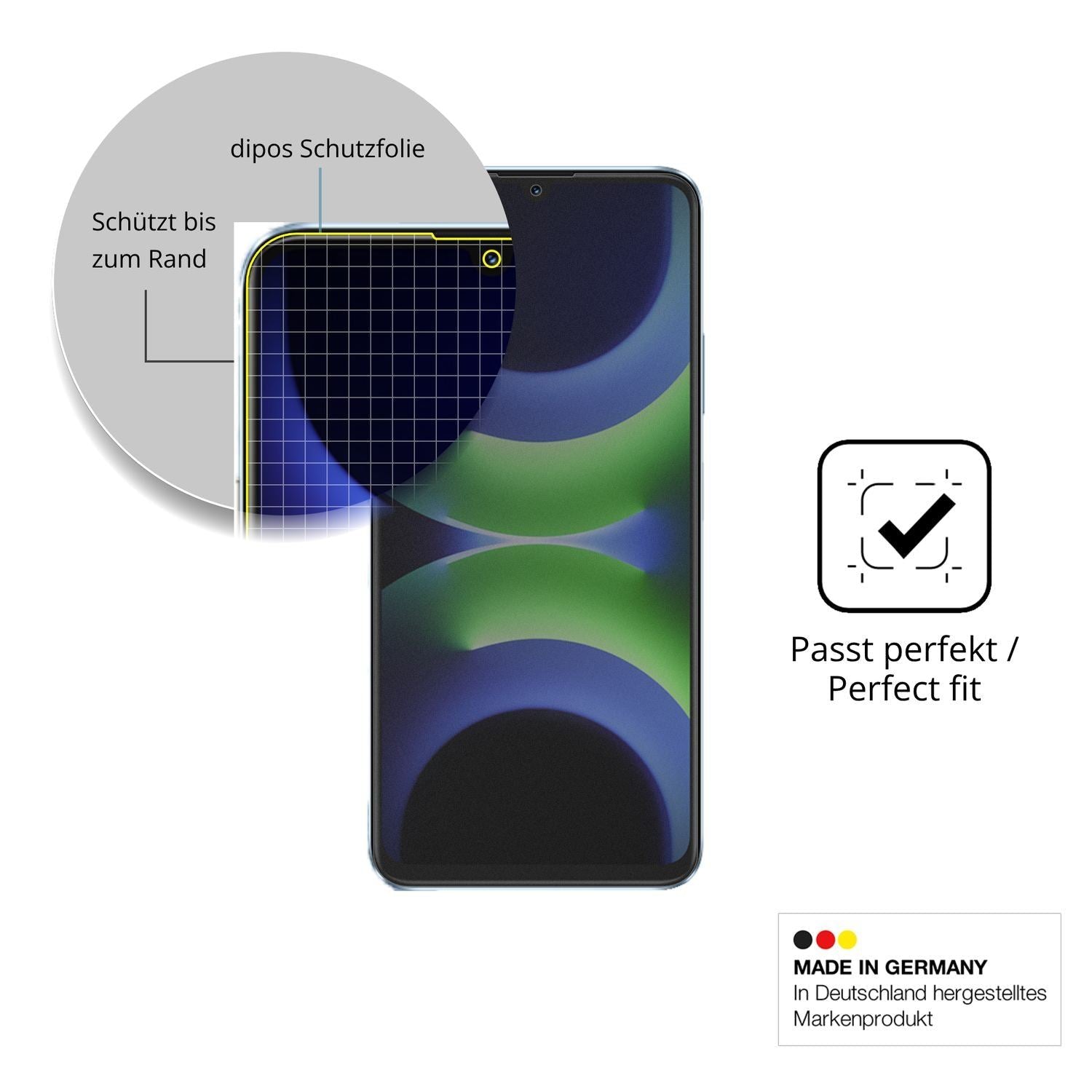 Full Cover Privacy Blickschutzfolie für Huawei Nov (4)