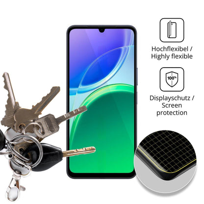 2x 3D Full Cover Schutzfolie für Vivo Y11d (3)