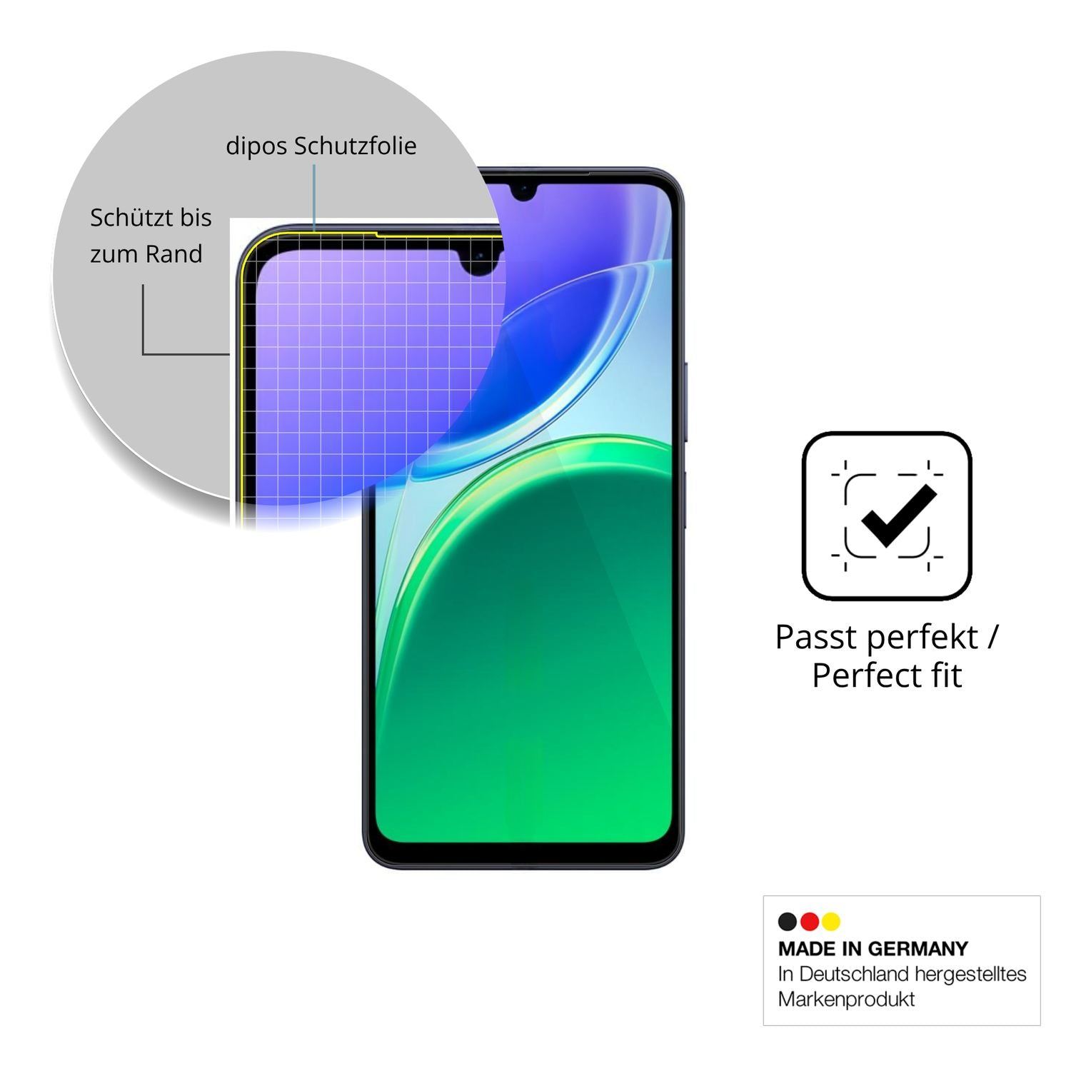 2x 3D Full Cover Schutzfolie für Vivo Y11d (6)